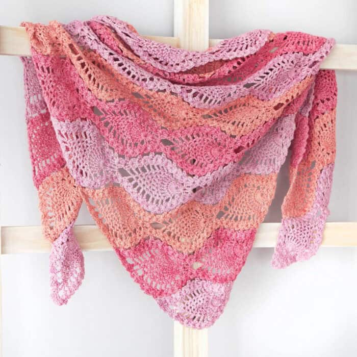 Crochet Pina Colada Shawl Pattern