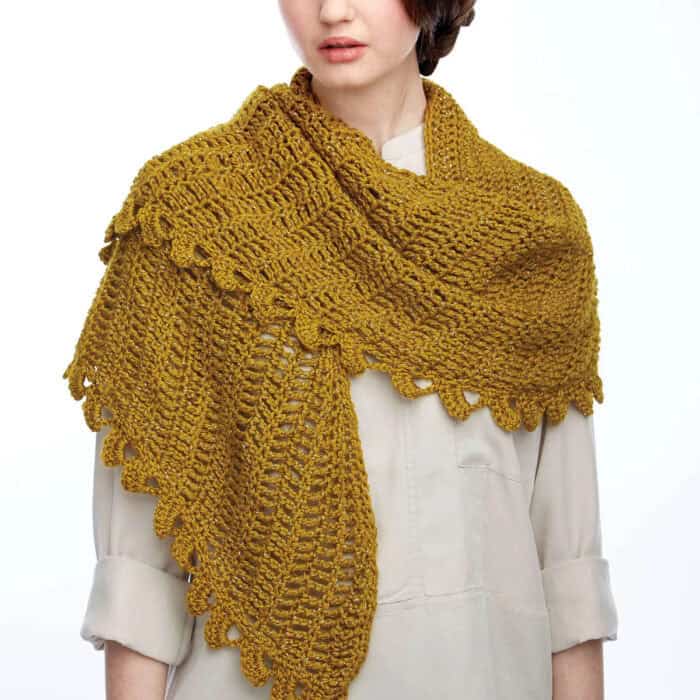 Crochet Slice of Nice Shawl Pattern