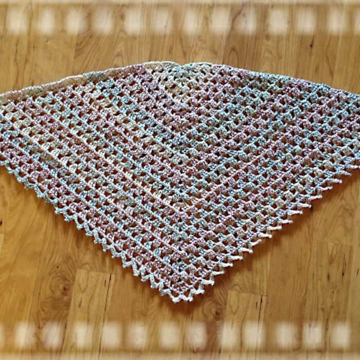 Crochet Trinity Shawl Pattern