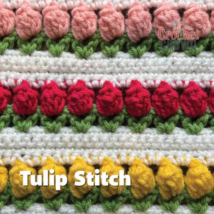 Crochet Tulip Stitch Tutorial Diagram