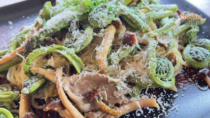 Woodsy Spring Pasta Dish