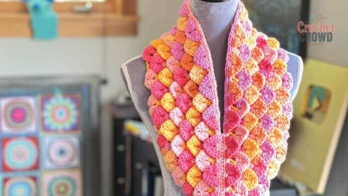 Crochet Dragon Breasted Cowl