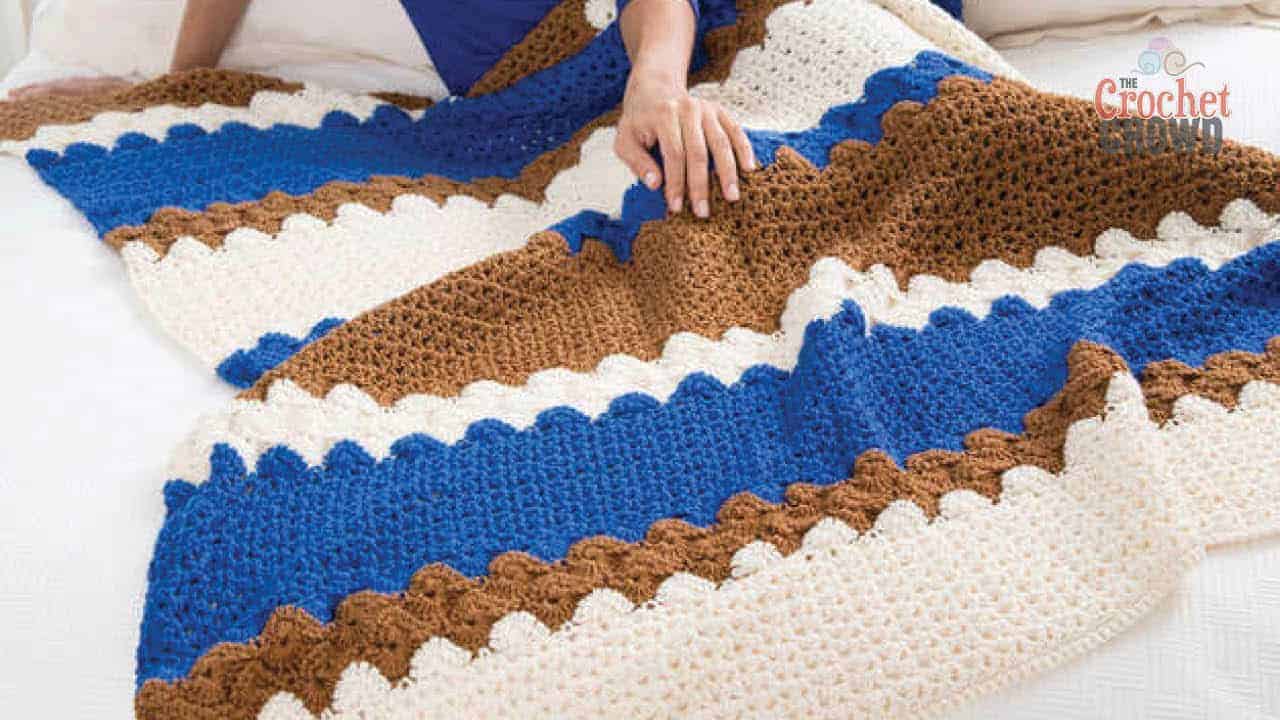 Crochet Sea to Shining Sea Throw + Tutorial