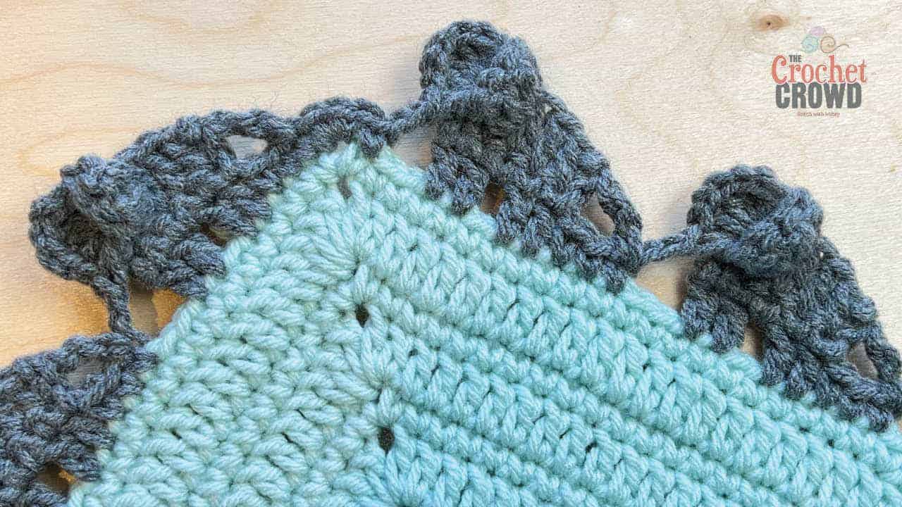 Crochet Elephant Border Stitch with Tutorial