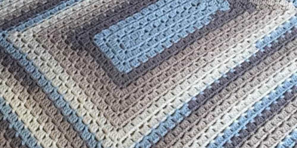 Updated Modern Granny Crochet Blanket