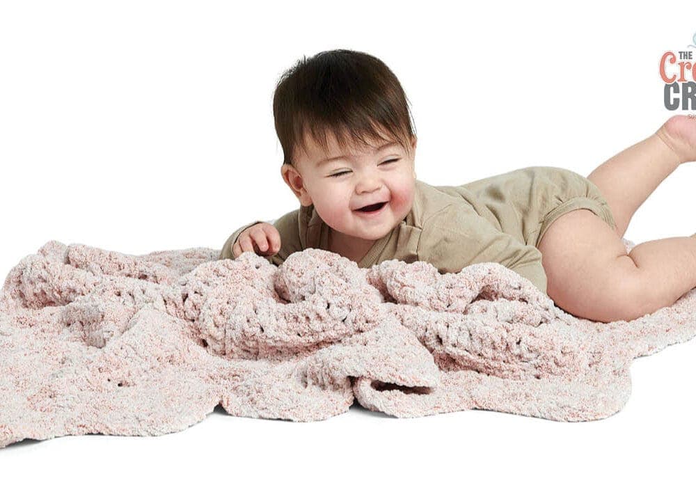 Bernat Blanket Frosting Ripple Baby Blanket