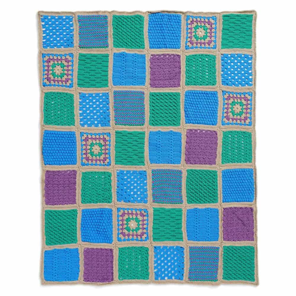 Jonah Stitch Sampler Crochet Blanket Pattern