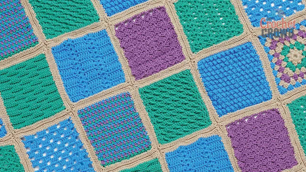 Jonah’s Crochet Sampler Blanket + Tutorials