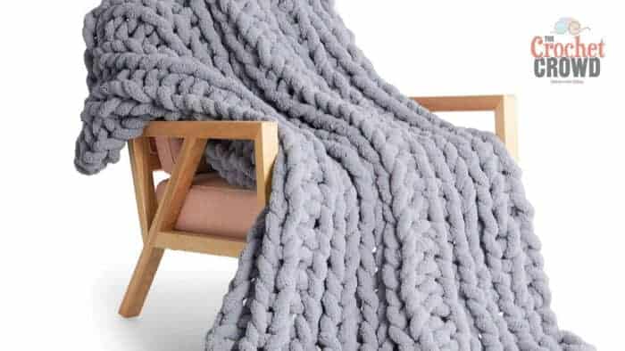 Bernat Blanket Table Knit Blanket