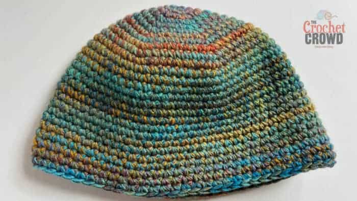 Crochet Blue Men's Beanie Hat