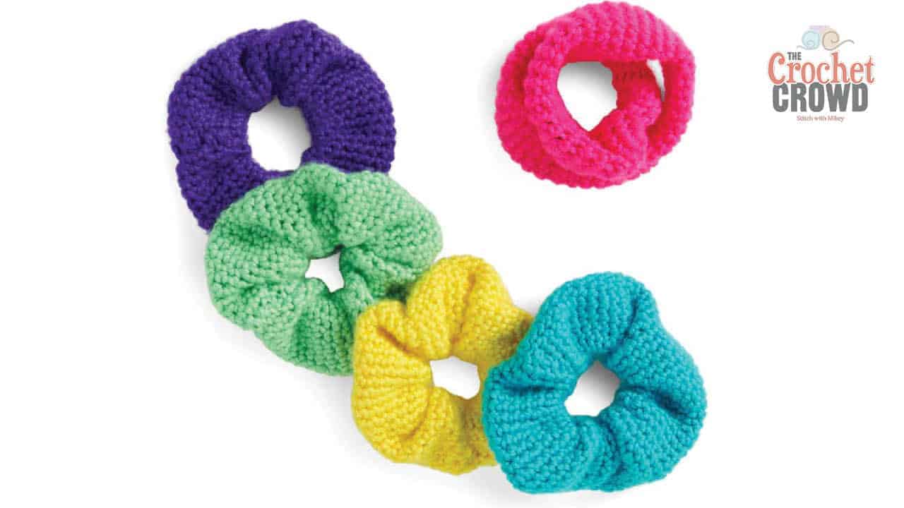 Crochet Hair Scrunchies