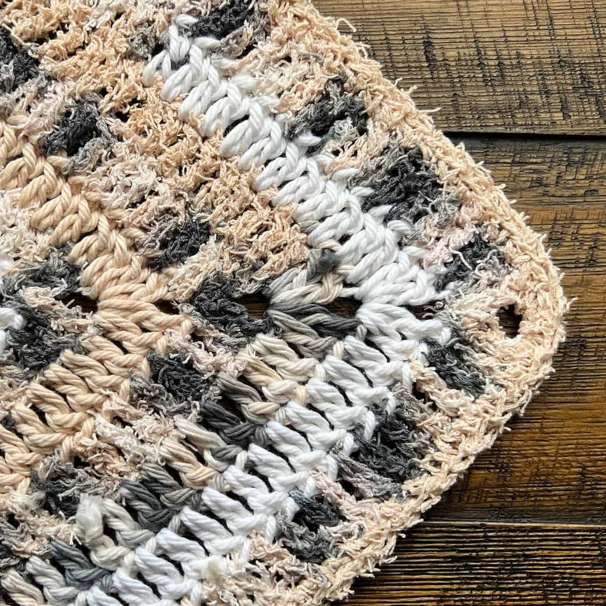 Crochet Scrubbing Dishcloth Pattern