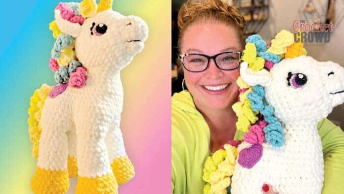 Crochet Sparkle the Crochet Unicorn