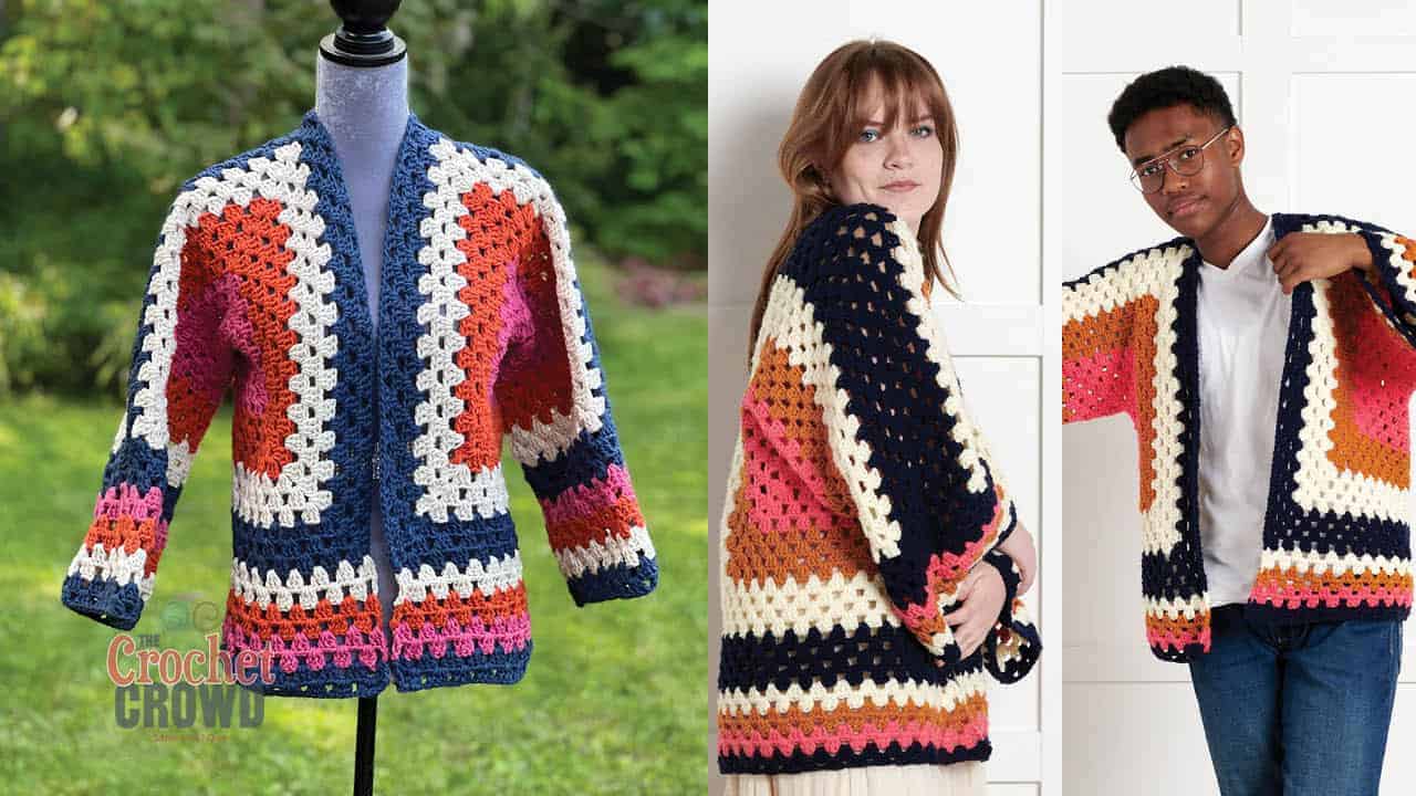 Beginners Crochet Hexagon Cardigan + Tutorial
