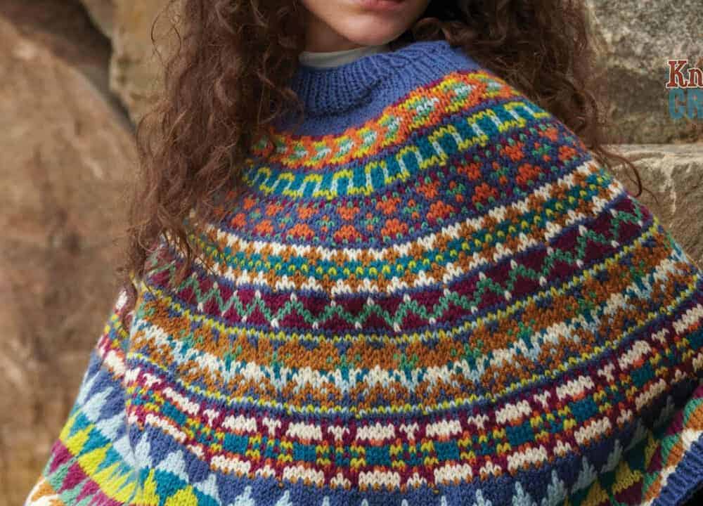Knit Along Poncho with Marly Bird