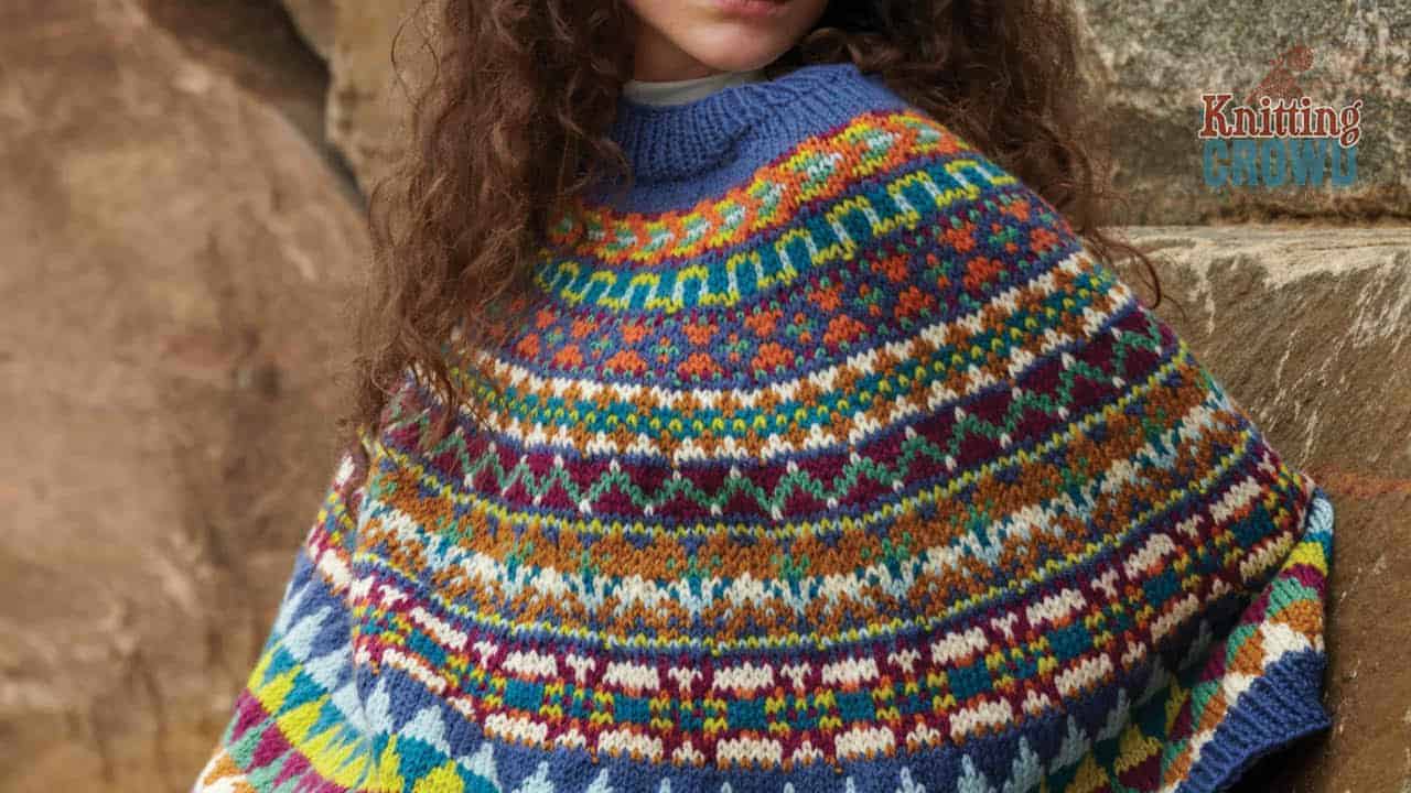 Knit Along Poncho with Marly Bird