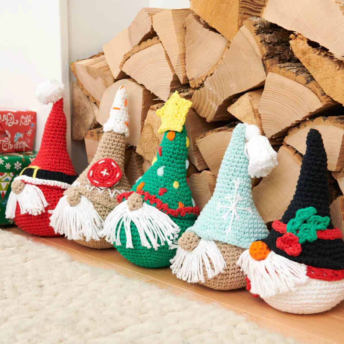 5 Versions of Crochet Bell Gnome Patterns