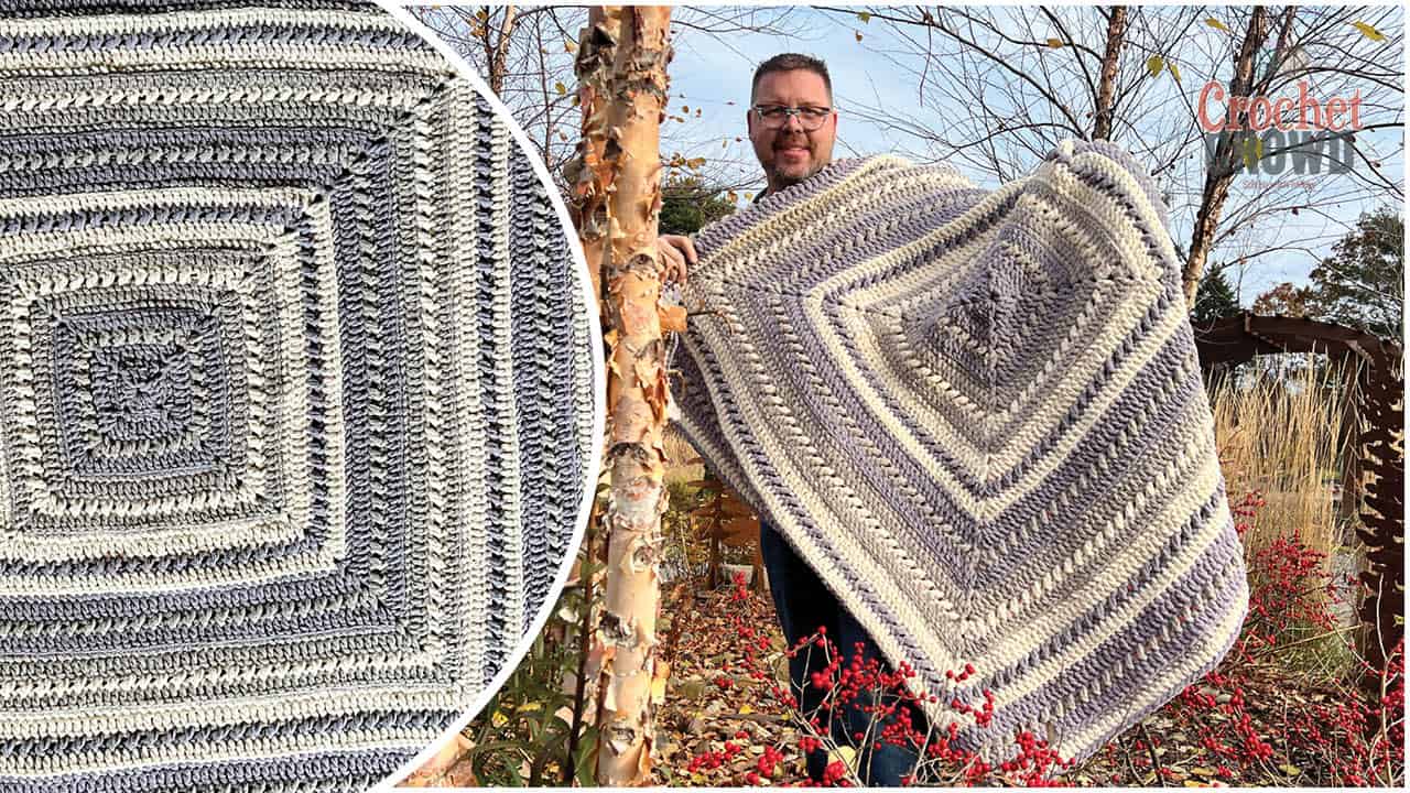 Birch Please Crochet Blanket Solo Pic