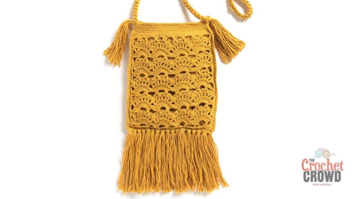 Boho Inspired Bag Crochet Stitch Fans