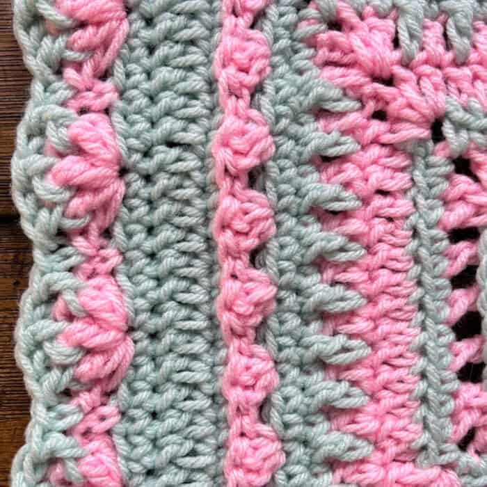 Crochet Baby Stitch Sampler Pattern