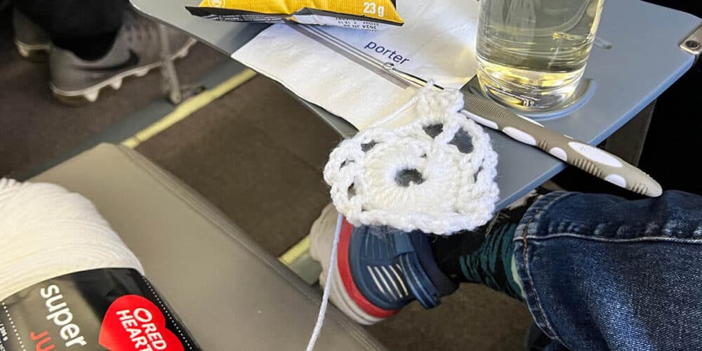 Crochet I crochet on a Plane?
