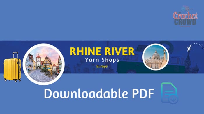 Downloadable Yarn Shopping List for Rhine River Europe