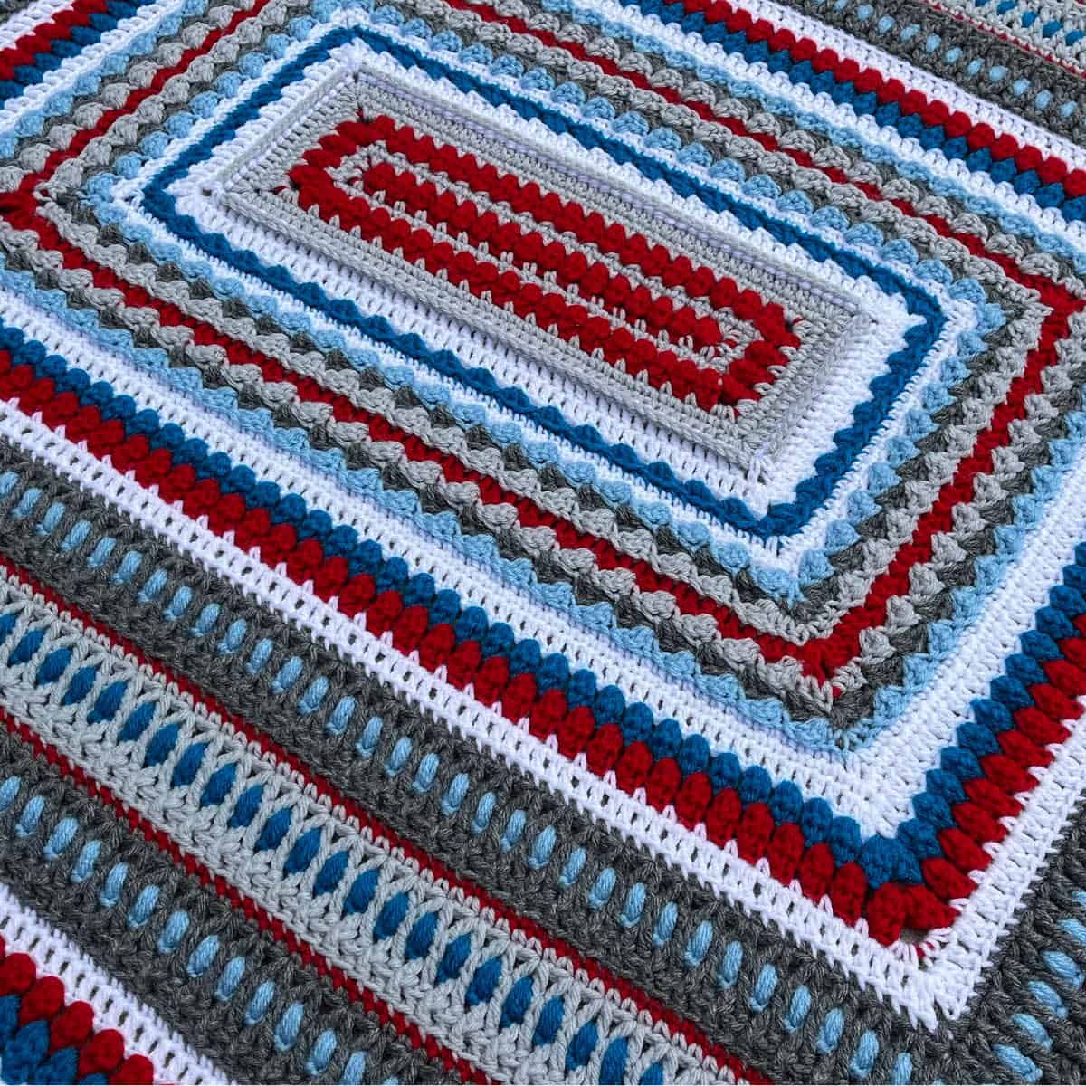 Inspired by Colour Crochet Blanket December 2023