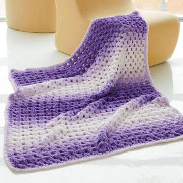 Bernat Blanket Phasing Granny Blanket: A Colorful and Cozy Crochet Project