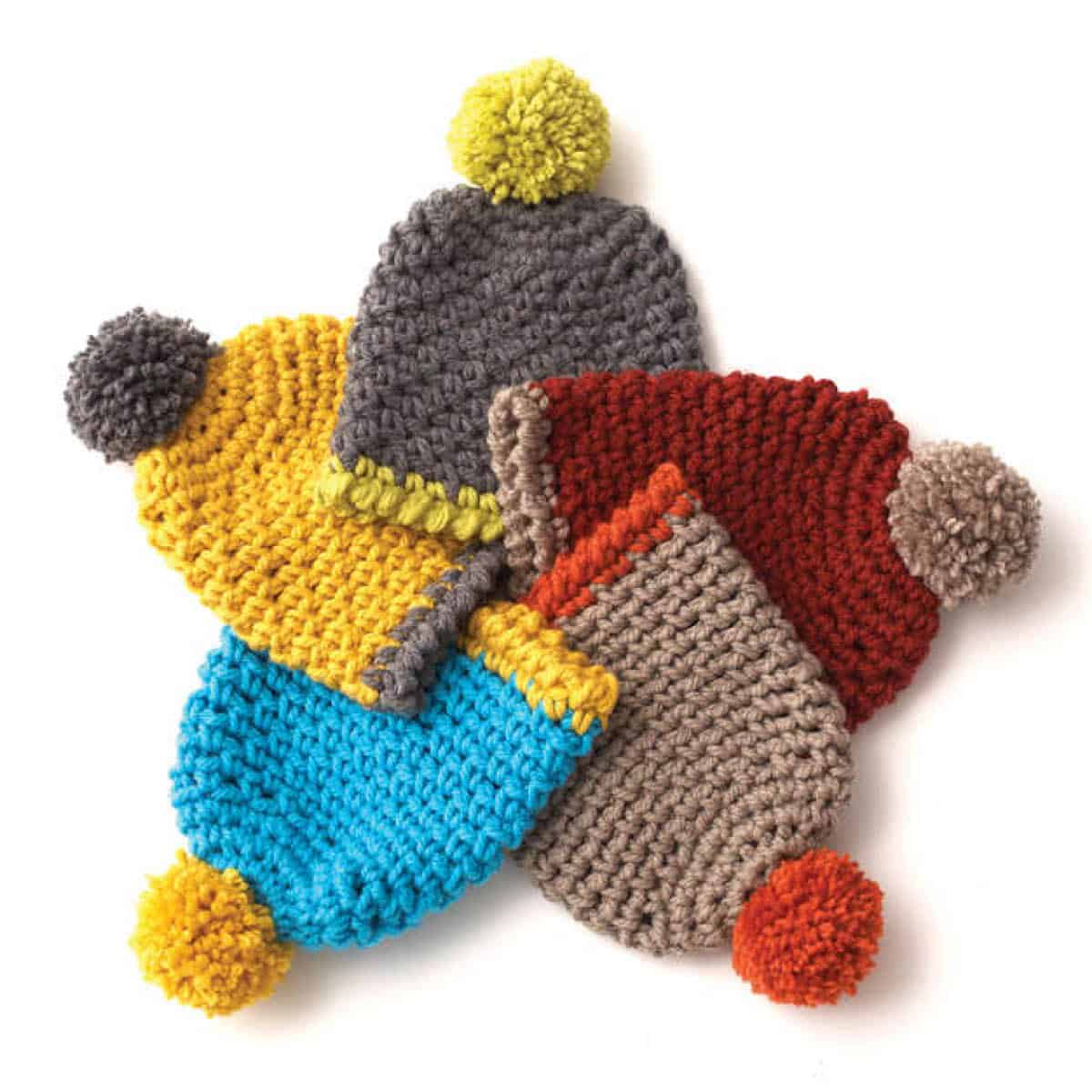 Crochet Easy Kids Hats