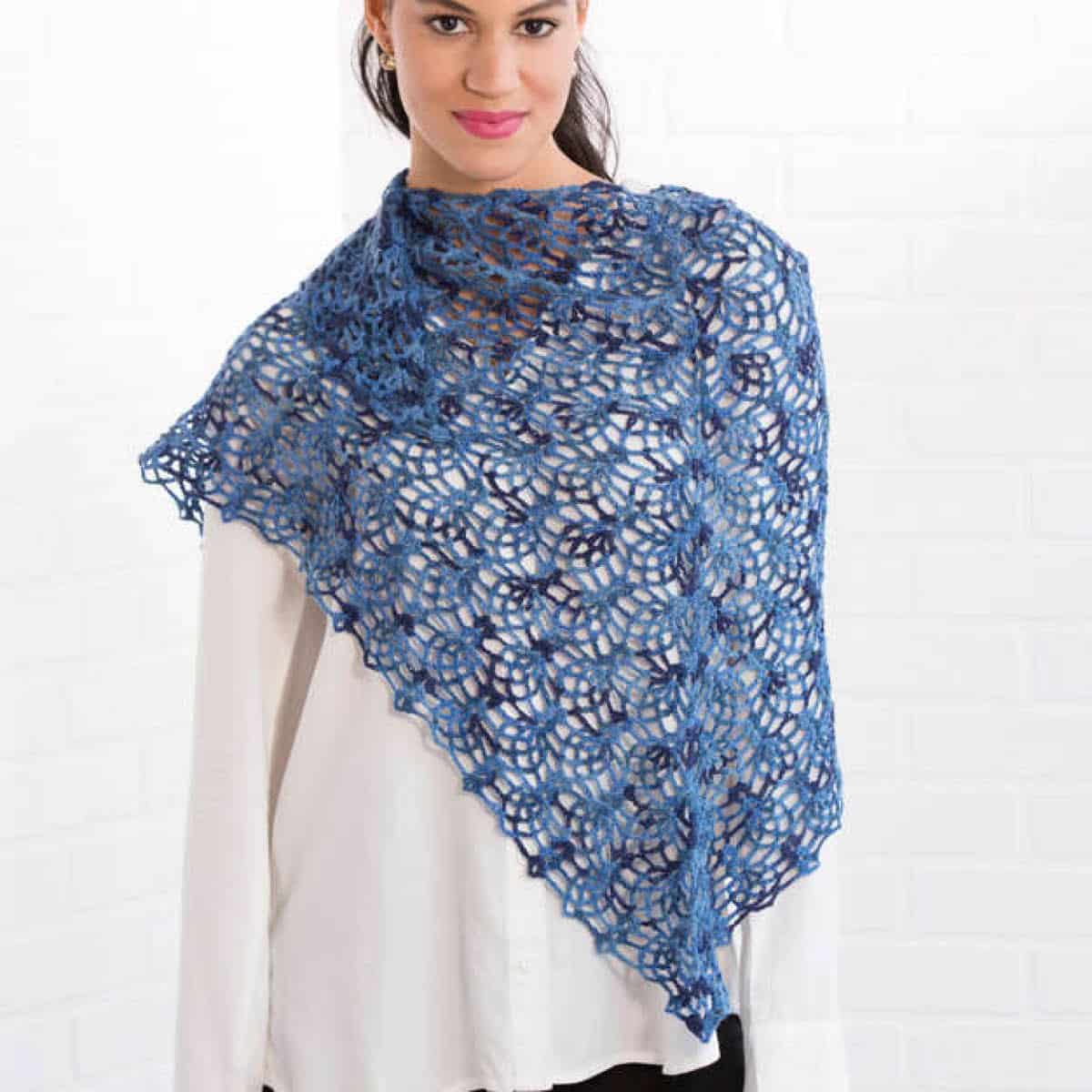 Crochet Elegant Shawl Cover Up