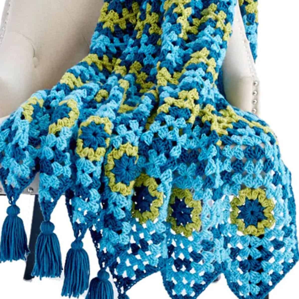 Crochet Granny Wave Blankets