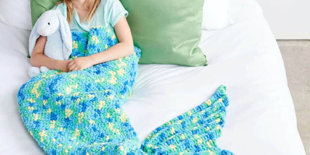Crochet Snuggle Sacks - Mermaid Snuggle Crochet Sack