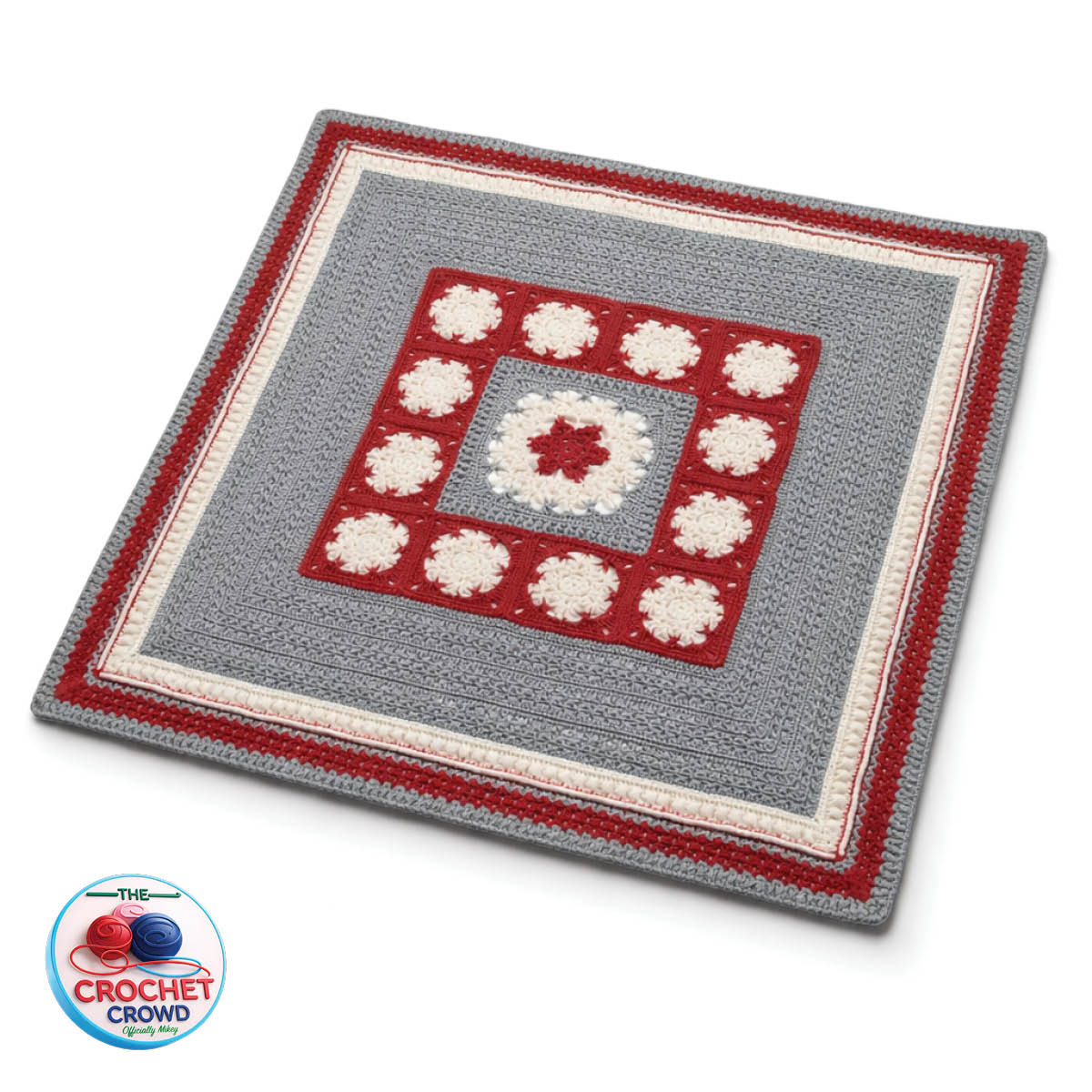 Crochet Study of Snow Days and Hot Chocolate Pattern by Michael Sellick