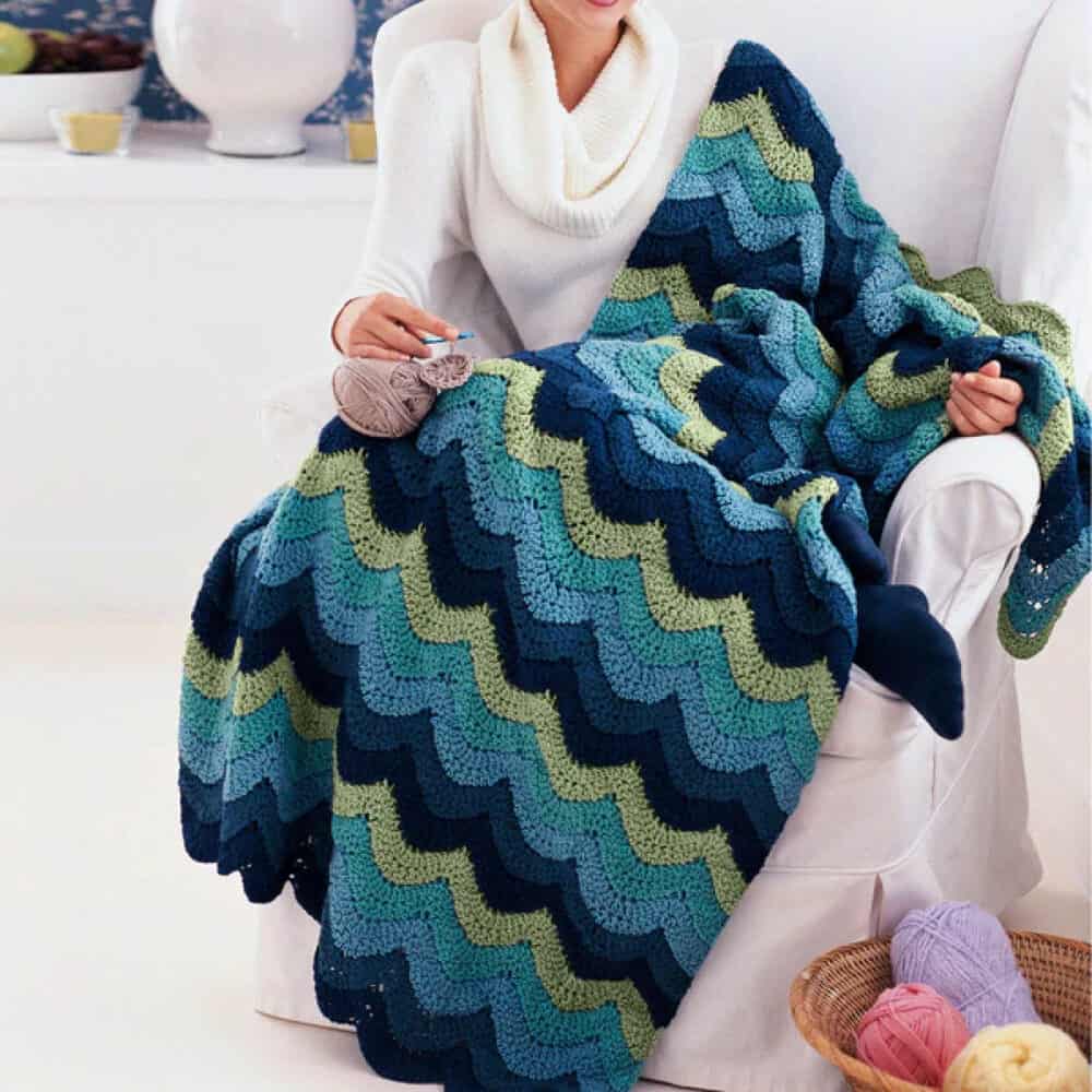 Crochet Waves Blankets