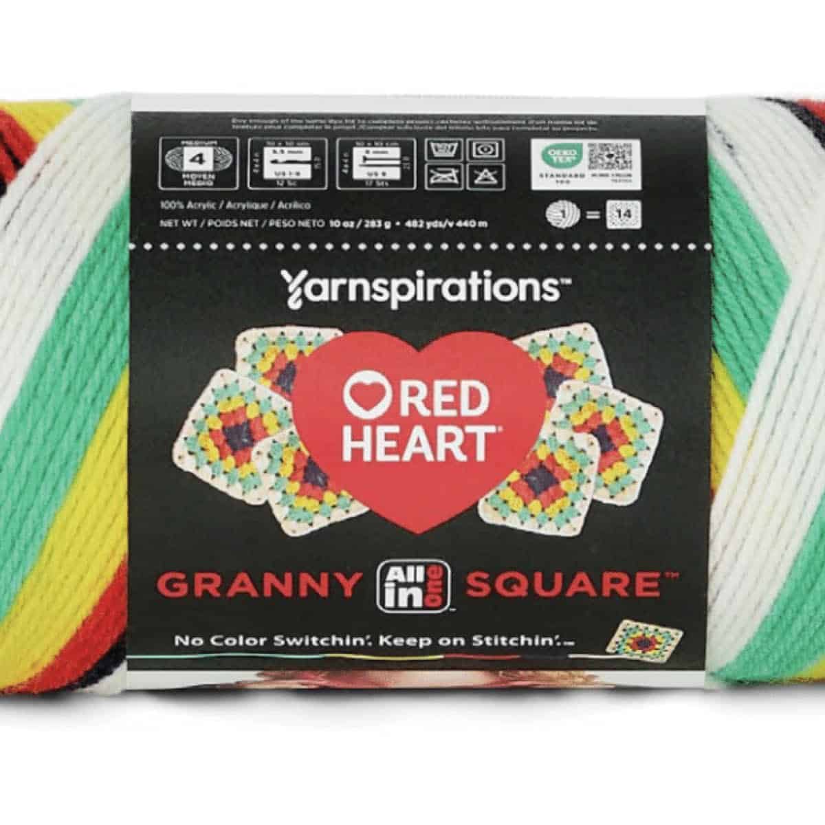 PRODUCT REVIEW: Red Heart- ALL IN ONE Granny Square!! 