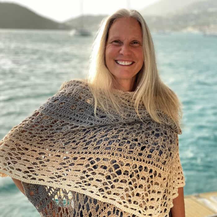 Crochet Fisherman's Fog Wrap Pattern