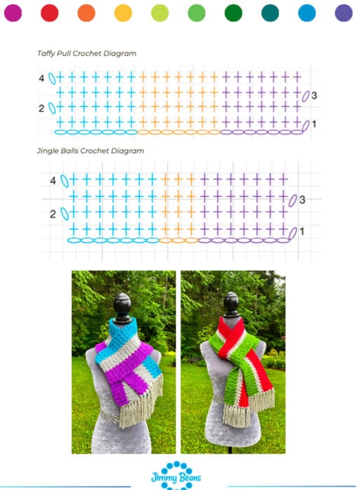 Crochet Straight Scarf Diagrams