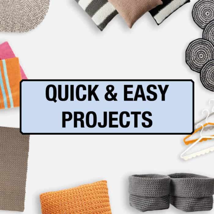 Crochet and Knit Quick and Easy Project Patterns