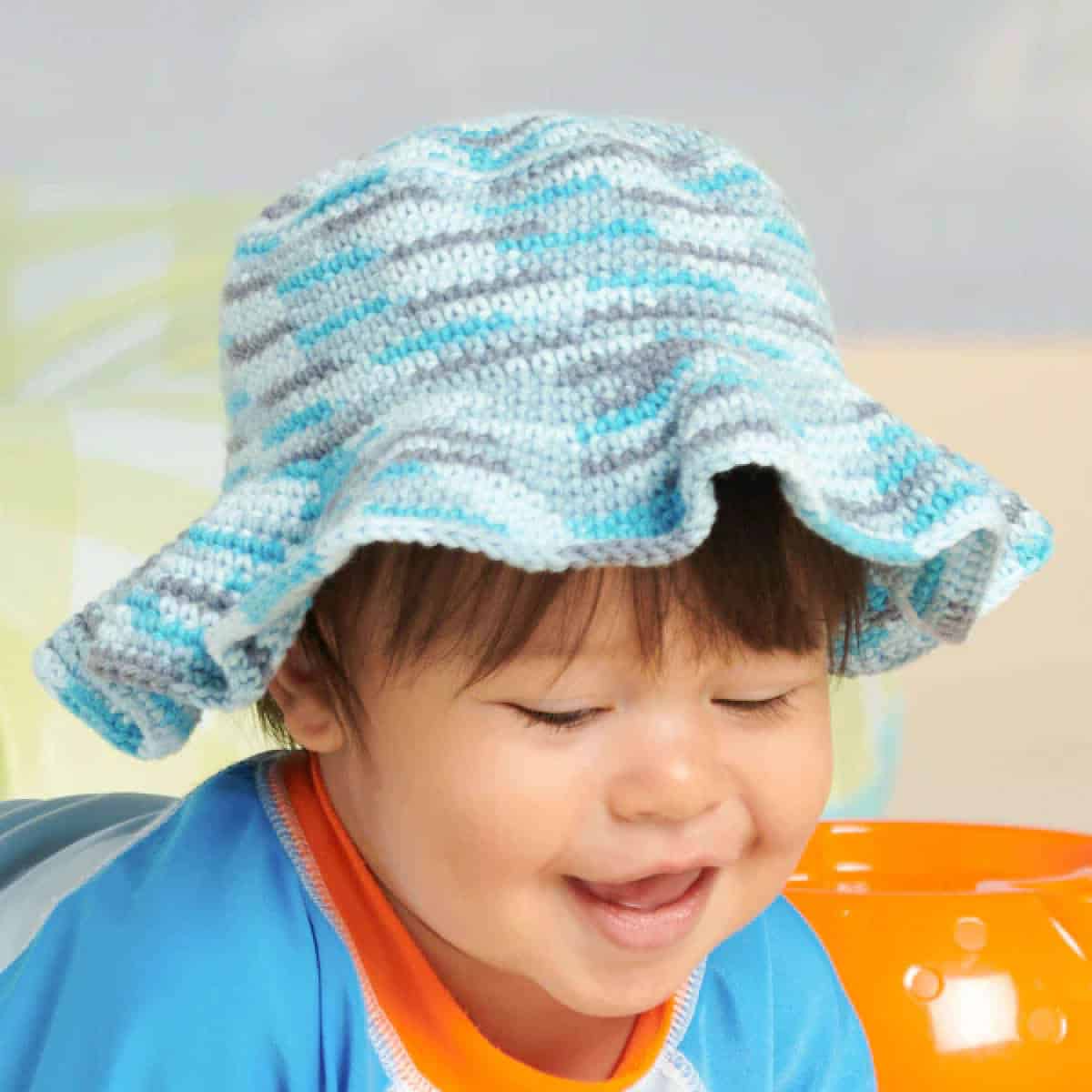 Easy Crochet Baby Bucket Hat Pattern