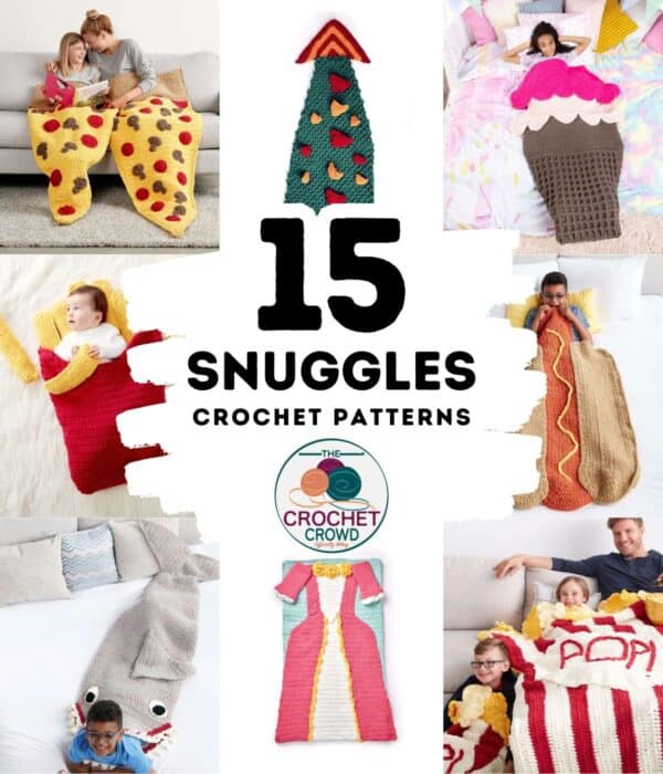 15 Crochet Snuggle Sacks Novelty Crochet Blankets