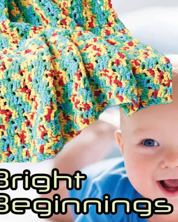 Bright Beginnings Baby Chunky Blanket Pattern