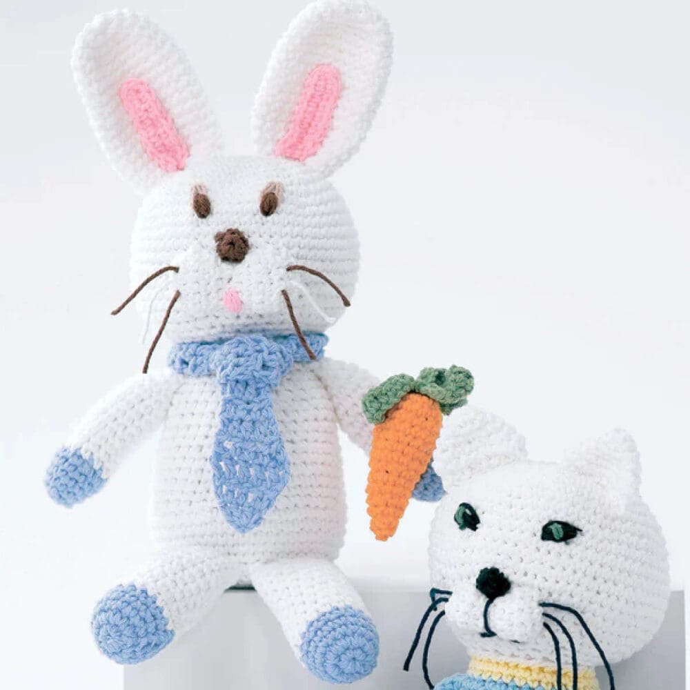 Crochet Baby Bunny Stuffie Pattern