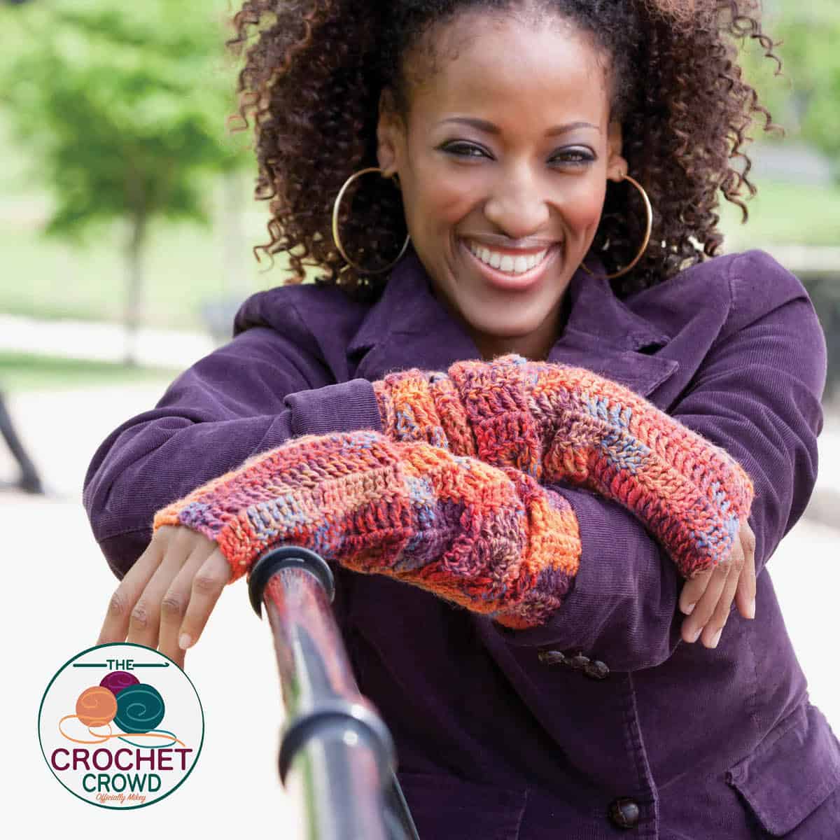 Crochet Driving Arm Wrister Pattern