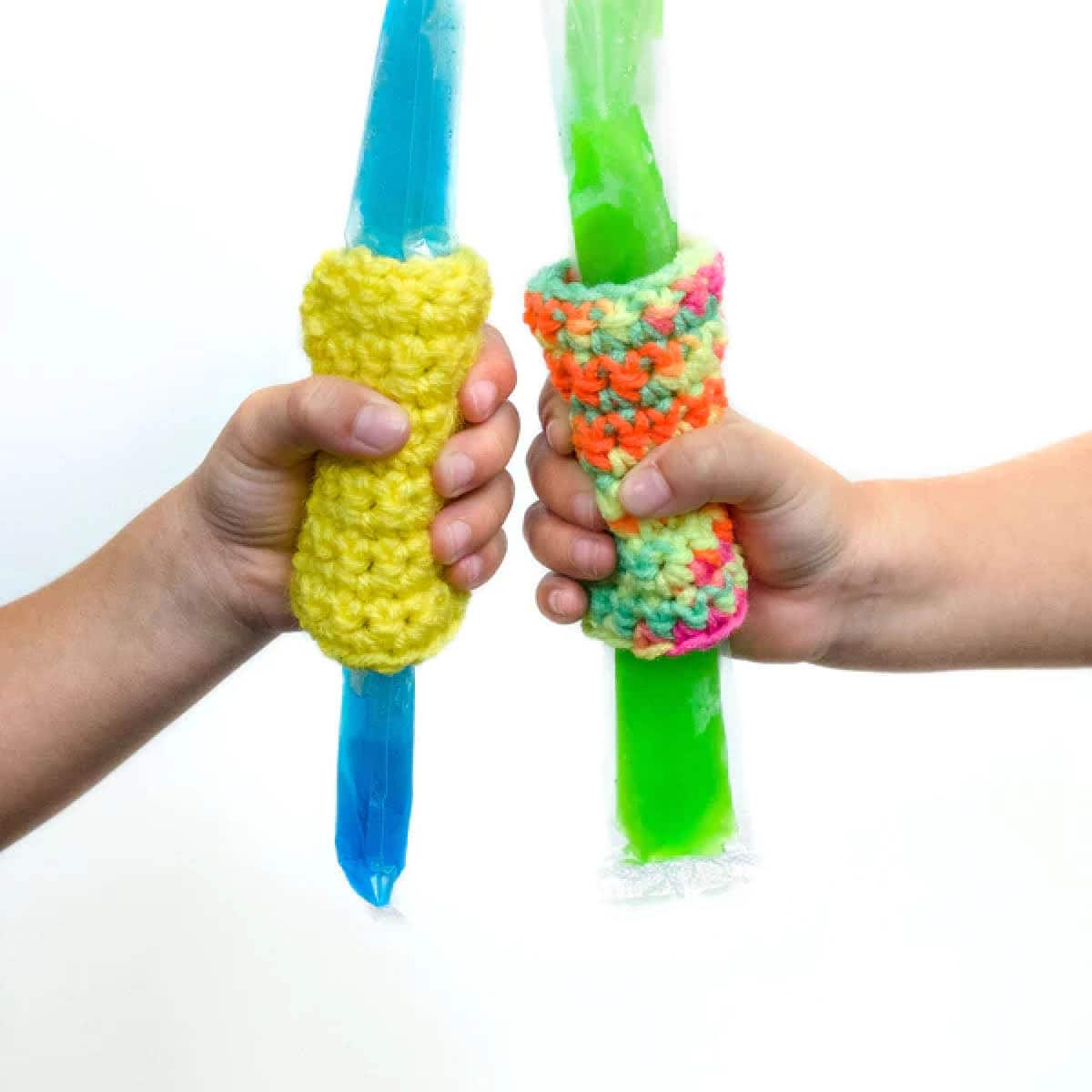 Crochet Freezer Pop Holder Pattern