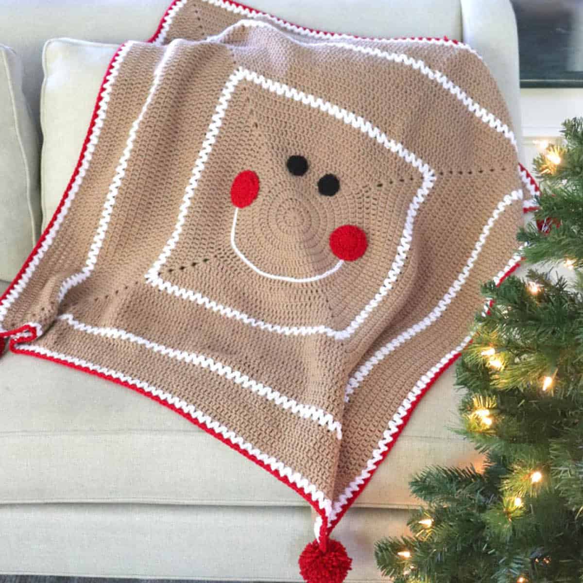 Crochet Gingerbread Blanket Pattern