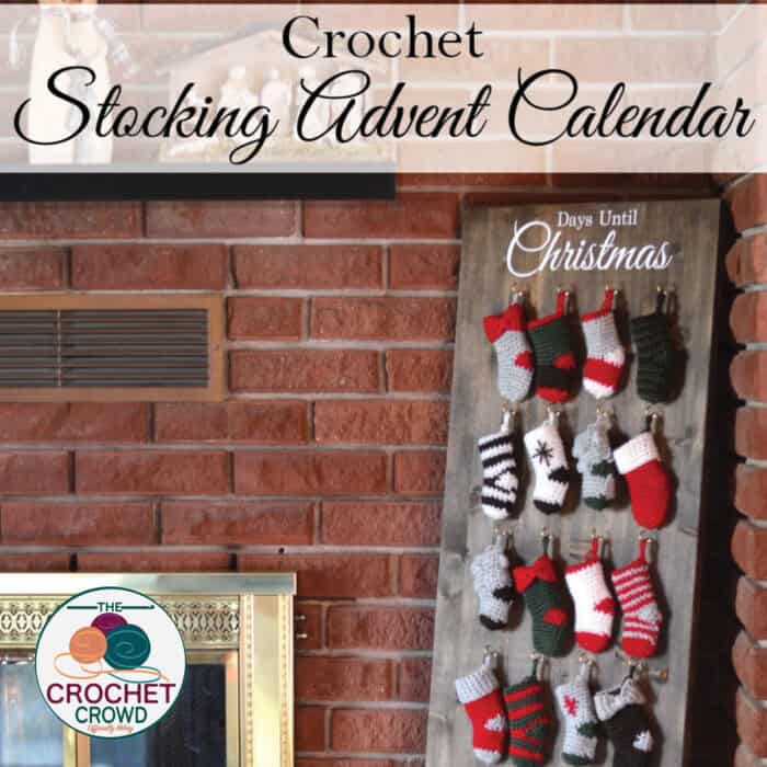 Crochet Mini Stocking Advent Calendar