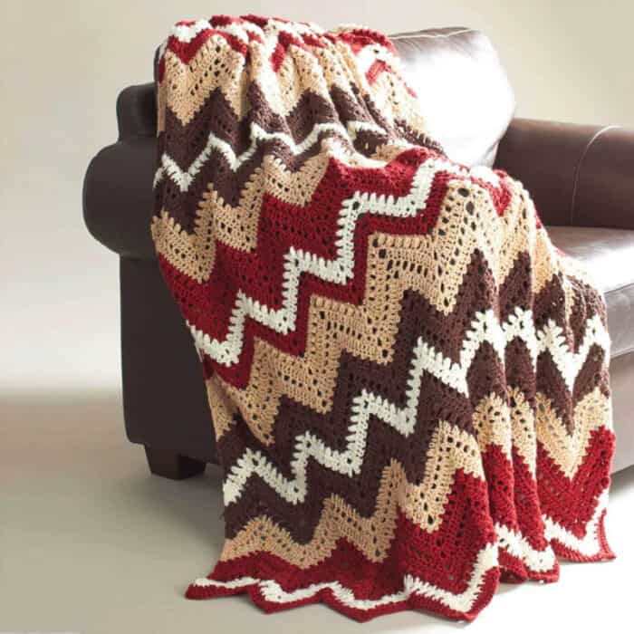 Crochet Rustic Cabin in the Woods Blanket Pattern