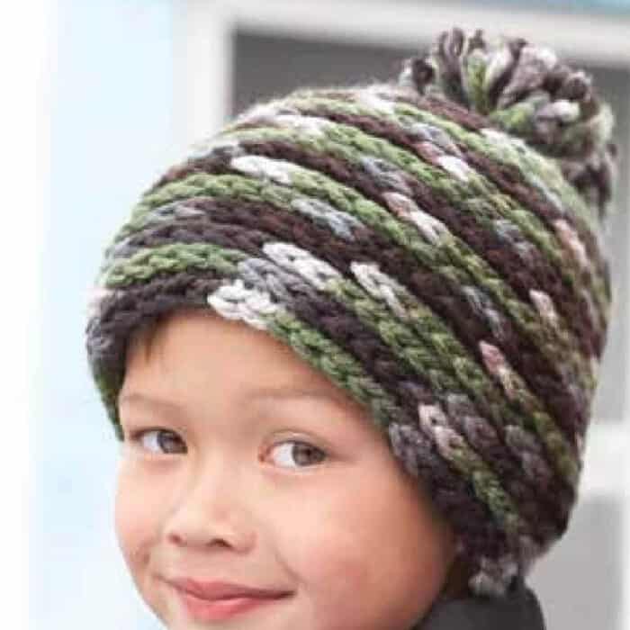 Crochet Spiral Hats Pattern