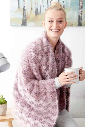 Crochet Star Stitch Shawl Pattern