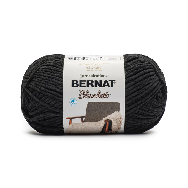 Bernat Blanket 600 gram / 21.1 oz Format in Coal Colour
